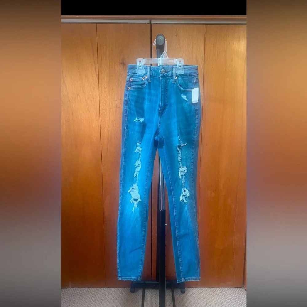 Aeropostale NWT Women's  Super High Rise Curvy Jeggings size 0